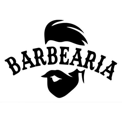 Adesivo Parede Salão Beleza Cabeleireiros Barbearia Com Nome: Preto/  42x60cm