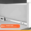 Ver mais imagens de Armário de Cozinha Completa Vidro Reflecta com Adega 11 Portas 4 Gavetas Favorita Branco/Nature