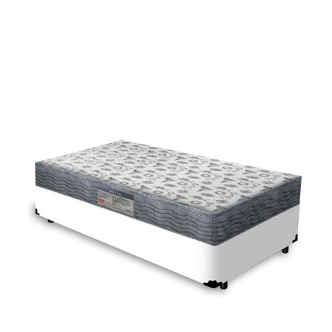 Cama Box Solteiro + Colchão Ortopédico D33 Ortobom Iso 100 88x188x53cm