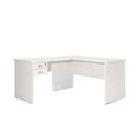 Ver imagem 3 de Mesa para Escritório e Home Office em L com 2 Gavetas Tauros Off White