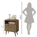 Ver imagem 6 de Mesa de Cabeceira 2 Gavetas Status Jequitibá