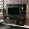 Painel para TV até 55 Polegadas Palladium Preto 180cm - 1