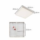 Ver imagem 2 de Painel Led Quadrado de Sobrepor 24w 30x30cm 4000k St1873