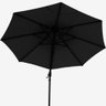 Ombrelone Lateral Belize Rivatti 300 cm em Aluminio com Base Cruz Capa Poliéster Grafite - 2