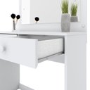 Ver imagem 3 de Penteadeira Camarim Léia com 2 Gavetas Branco - Móveis Henn