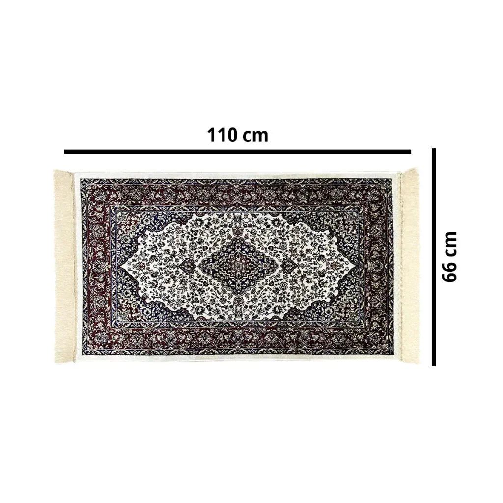 Ver imagem 7 de 1 Tapete Banheiro Belga Grande Absorvente Es Cl 66 X 110 Vr - D9cla Vermelho Vermelho Branco - Class