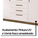 Ver imagem 4 de Cômoda 2 Portas 7 Gavetas Jequitibá/Off White J&A Móveis Mega 157x157x47
