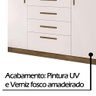 Cômoda 2 Portas 7 Gavetas Jequitibá/Off White J&A Móveis Mega 157x157x47 - 4