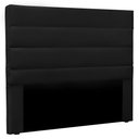 Ver imagem 2 de Cabeceira Estofada Cama Box Casal La Italian 140cm Corano Preto - Abmaza