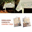 Ver imagem 6 de Toalha de Mesa Quadrada 4 Lugares Lepper Pop 1,40x1,40m Algodão Poliéster Estampada Sálvia