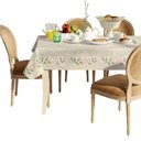 Ver imagem 1 de Toalha de Mesa Quadrada 4 Lugares Lepper Pop 1,40x1,40m Algodão Poliéster Estampada Sálvia
