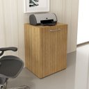 Ver imagem 5 de Mesa Articulável com 2 Nichos para Home Office Me4170 Amêndoa