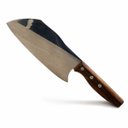 Ver imagem 1 de Cutelo Profissional Carne Churrasco Inox Madeira 28,5cm Inox