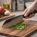 Ver imagem 4 de Cutelo Profissional Carne Churrasco Inox Madeira 28,5cm Inox