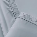 Ver imagem 4 de Jogo Cama Lençol Casa Scarpa Santoro Queen Micropercal 300 Fios 4 Peças - Cinza