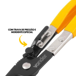 Alicate Para Abraçadeira Elástica Automotivo 9 Polegadas Vonder Com Trava Pressão e Mordente Especia - 4 Alicate Para Abraçadeira Elástica Automotivo 9 Polegadas Vonder Com Trava Pressão e Mordente Especia - 4
