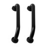 Barra de Apoio 30cm Inox Preto Alça Kit 2 Unidades Segurança Deficiente Idoso Cadeirante Box - 1
