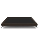 Ver imagem 5 de Cama Queen Base Box 158x198cm Pés de Ferro Cold P02 Veludo Marrom - Mpozenato