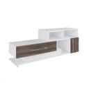 Ver imagem 2 de Rack para TV até 45 Polegadas 160cm 1 Gaveta 1 Porta Branco