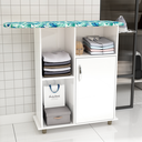 Ver imagem 2 de Tabua de Passar Roupa com Armário Miami 104cm Branco Móveis Dacheri