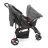 Travel System Jetty Duo Carrinho e Bebê Conforto Preto Mescla Cosco - 5