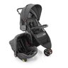 Travel System Jetty Duo Carrinho e Bebê Conforto Preto Mescla Cosco - 1