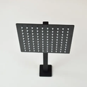 Ver imagem 1 de Ducha Curvada Slim C/haste 20x20 Inox Black