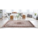 Ver imagem 2 de Tapete Belga Luxo Bruxelas 100x50 Cm Viscose Franja Tipo Persa Edx 08