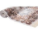 Ver imagem 3 de Tapete Belga Luxo Bruxelas 100x50 Cm Viscose Franja Tipo Persa Edx 08