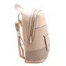 Bolsa Mochila Chenson Mini Perfurado Bege - Bege - 2