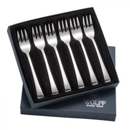 Jogo de Garfos para Sobremesa de Prata 6 Peças Berna Rojemac - 1