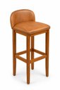 Ver imagem 3 de Kit 2 Banquetas Altas Madeira Eucalipto e Corino 75 cm