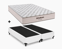 Ver imagem 1 de Cama Base Casal Bipartido Branco Colchão Fit D45 Espuma 138x188 - Ortobom