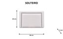 Ver imagem 2 de Cabeceira Estofada para Cama Box Reta Luxo com Tachas - Solteiro Courino Branco