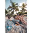 Ver imagem 5 de Manta Multifuncional Lona Impermeável Esteira de Camping:amarelo