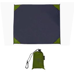 Manta Multifuncional Lona Impermeável Esteira de Camping:verde - 1
