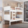 Beliche Solteiro Flora Adulto C/ Grades e Escada 100% Segura:branco - 1