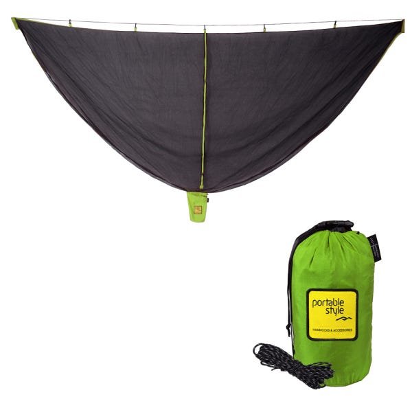 Mosquiteiro para Rede Camping Hamaca Portátil Portable Style:verde