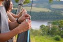 Ver imagem 5 de Mosquiteiro para Rede Camping Hamaca Portátil Portable Style:verde