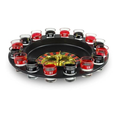 Drinking Roulette Jogo de Roleta Drink Shot 16 Copos Dose