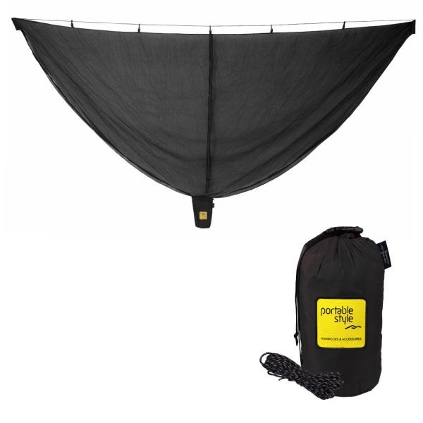 Mosquiteiro para Rede Camping Hamaca Portátil Portable Style:preto