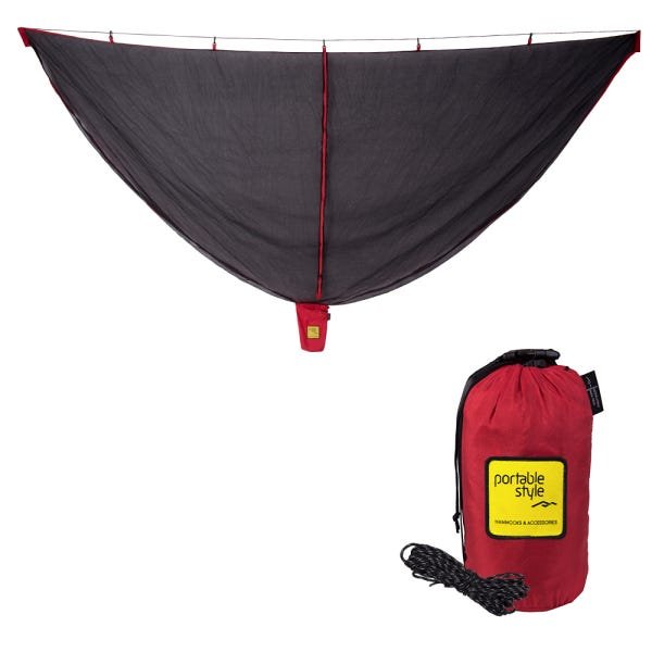 Mosquiteiro para Rede Camping Hamaca Portátil Portable Style:vermelho