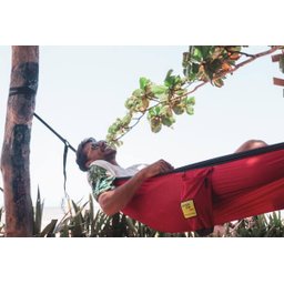 Rede de Camping Hamaca Portátil com Corda Portable Style:verde Militar - Verde - 4