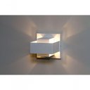 Ver imagem 5 de Kit Arandelas C Led Cor Branco Fosco Kit 2 Arandelas Luz Amarelada 3000k 127v