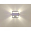 Ver imagem 4 de Kit Arandelas C Led Cor Branco Fosco Kit 2 Arandelas Luz Amarelada 3000k 127v