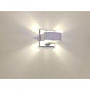 Ver imagem 3 de Kit Arandelas C Led Cor Branco Fosco Kit 2 Arandelas Luz Amarelada 3000k 127v