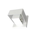 Ver imagem 1 de Kit Arandelas C Led Cor Branco Fosco Kit 2 Arandelas Luz Amarelada 3000k 127v