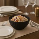 Ver imagem 2 de Jogo 12 Tigelas Redonda Saladeira Plástico Preto 1l 18x7,5cm Uz Pipoca Sobremesa