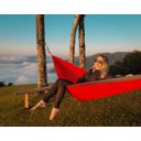 Ver mais imagens de Rede de Camping Hamaca Portátil Dupla C/cinta Portable Style:roxo Azul