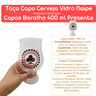 Taça Copo Cerveja Vidro Naipe Copas Baralho 400 Ml Presente - 4